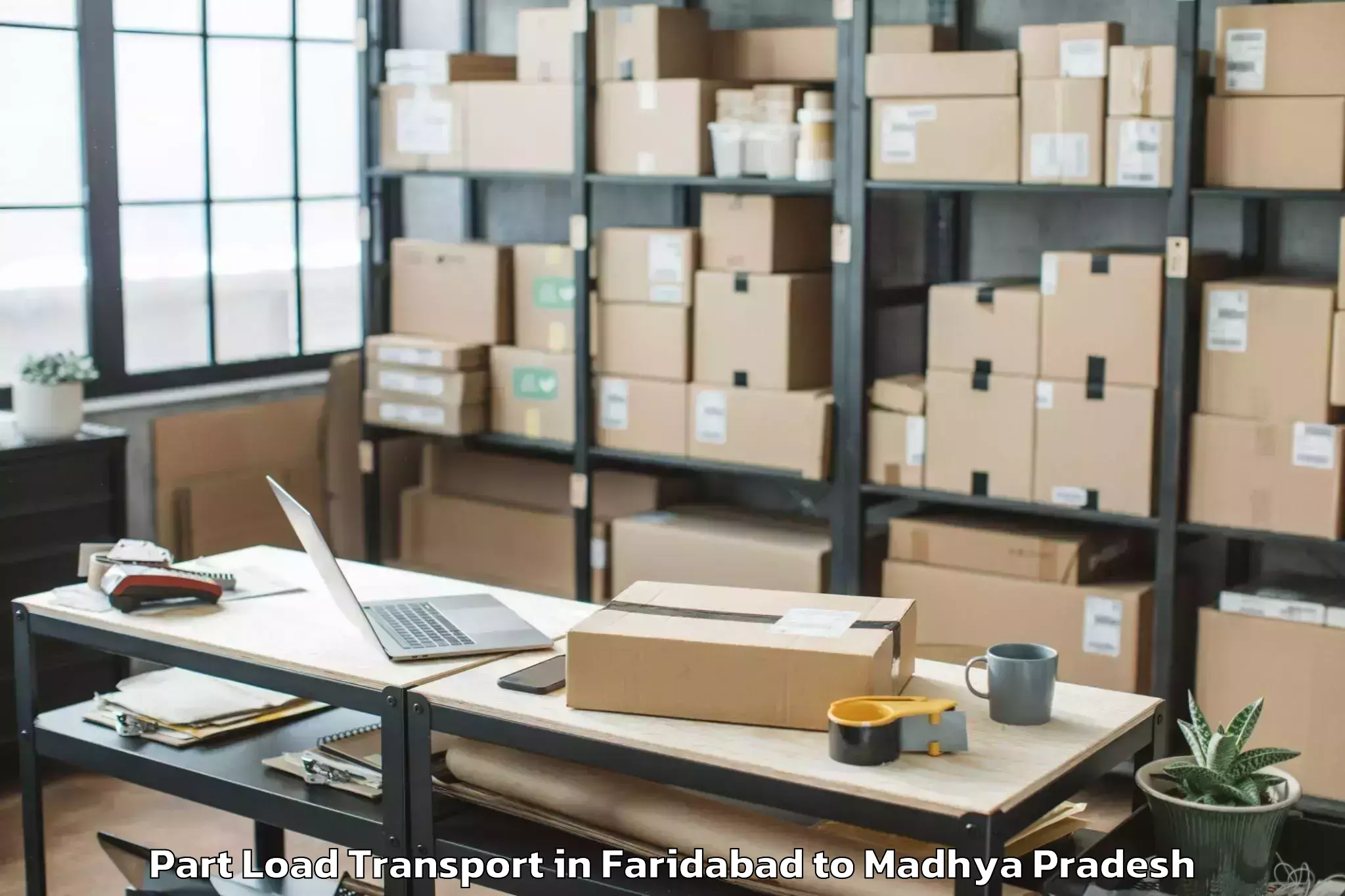 Book Faridabad to Kasya Part Load Transport Online